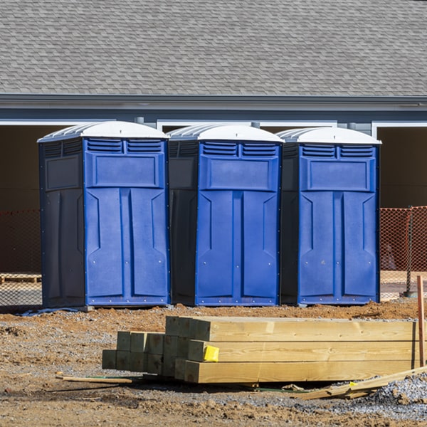 what is the maximum capacity for a single porta potty in Chickasaw AL